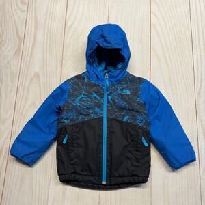 The North Face Dryvent Boys 4T Insulated Full-Zip Hooded Jacket Waterproof Ski